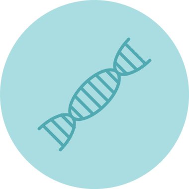 DNA Kabartma Çemberi Gradyan Simgesi