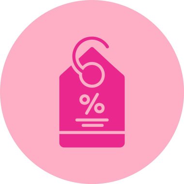 İndirimli Kabartma Çemberi Gradyan Simgesi