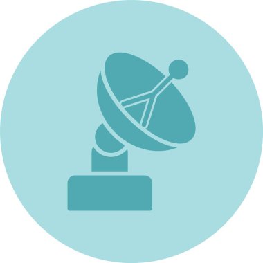 Anten Kabartma Çemberi Gradyan Simgesi