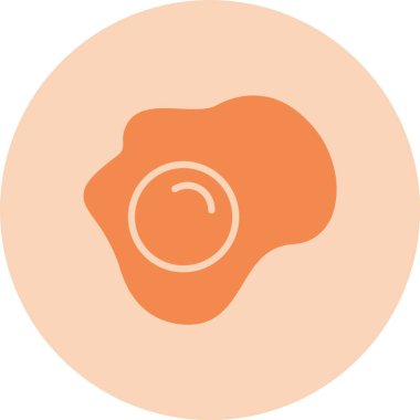 Yumurta Kabartma Çemberi Gradyan Simgesi