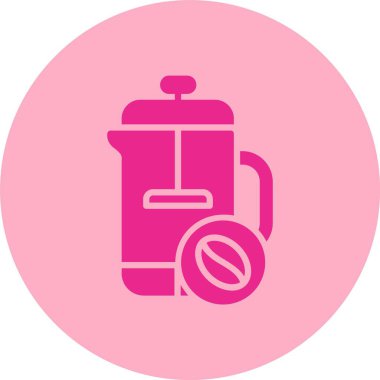 Fransız Basını Kabartma Çemberi Gradyan Simgesi