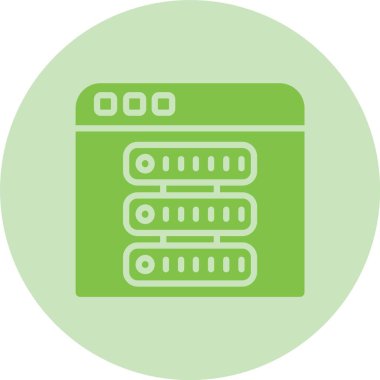 Veri Kabartma Çemberi Gradyan Simgesi