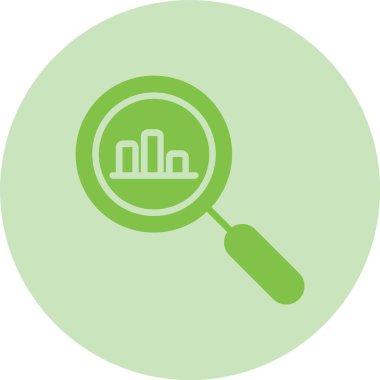 Analitik Kabartma Çember Gradyan Simgesi