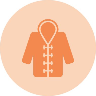 Yağmurluk Parlak Çember Gradyan Simgesi