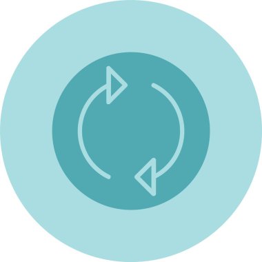 Kabartma Çemberi Gradyan Simgesini Geri Ver