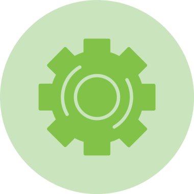 Ayarlar Glyph Çember Gradyan Simgesi