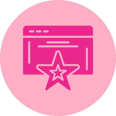 Favori Kabartma Çemberi Gradyan Simgesi