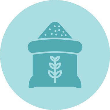 Un Kabartma Çemberi Gradyan Simgesi