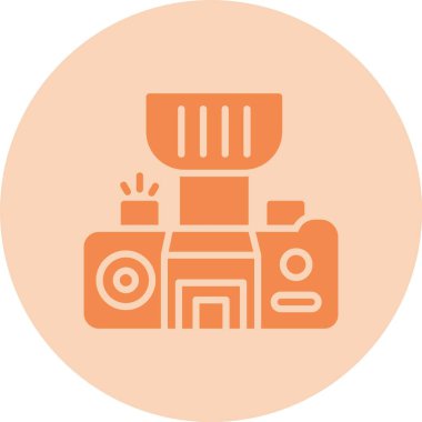 Üst Görünüm Kabartma Çemberi Gradyan Simgesi