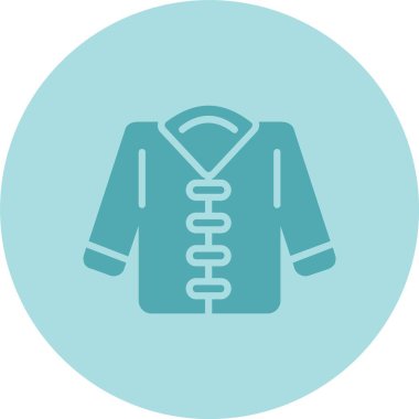 Gömlek Kabartma Çemberi Gradyan Simgesi