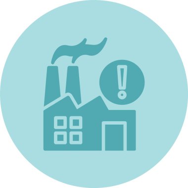 Ünlem İşareti Çember Gradyan Simgesi