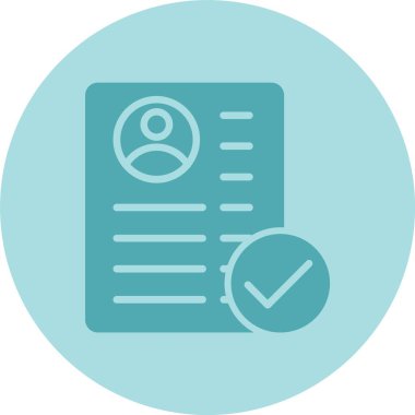 Onaylanmış Kabartma Çemberi Gradyan Simgesi