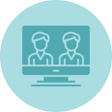 Takım Kabartma Çemberi Gradyan Simgesi