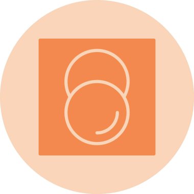 Pamuk Kabartma Çemberi Gradyan Simgesi