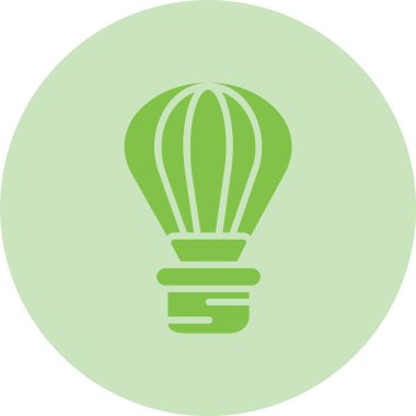 Sıcak Hava Balonu Kabartma Çemberi Gradyan Simgesi