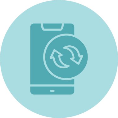 Kabartma Çemberi Gradyan Simgesine Yanıtla