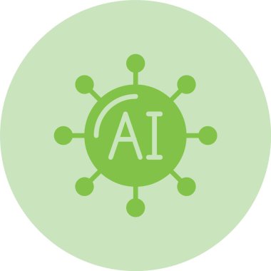 Yapay Kabartma Çemberi Gradyan Simgesi