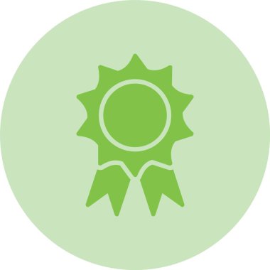 Ödül Kabartma Çemberi Gradyan Simgesi