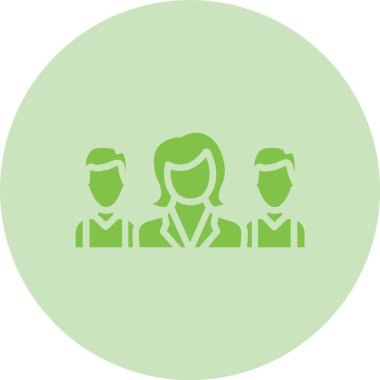 Grup Kabartma Çemberi Gradyan Simgesi