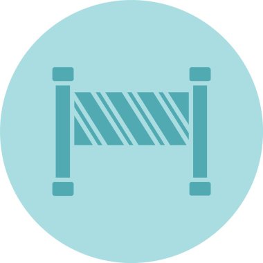 Bariyer Kabartma Çemberi Gradyan Simgesi