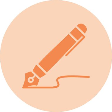 Kaligrafi Çember Gradyan Simgesi