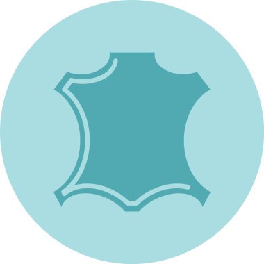 Deri Kabartma Çemberi Gradyan Simgesi