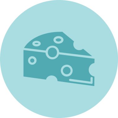 Peynir Kabartma Çemberi Grafik Simgesi