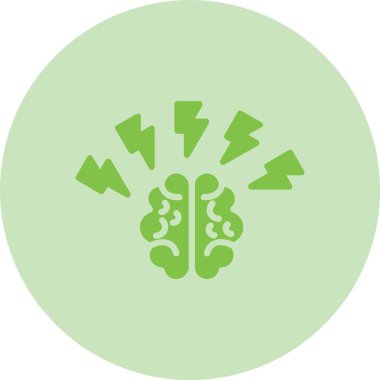 Beyin Fırtınası Kabartma Çemberi Grafik Simgesi