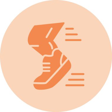 Koşu Çemberi Gradyan Simgesi