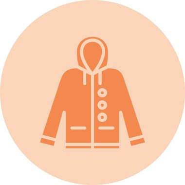 Yağmurluk Parlak Çember Gradyan Simgesi