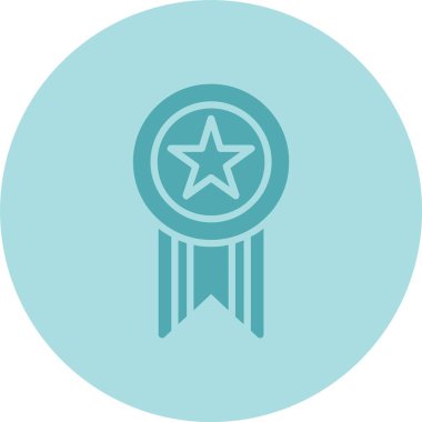 Madalya Kabartma Çemberi Gradyan Simgesi