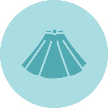 Etek Kabartma Çemberi Gradyan Simgesi