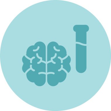 Beyin Kabartma Çemberi Gradyan Simgesi