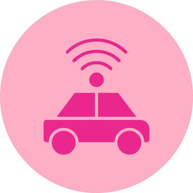 Otomobil Kabartma Çemberi Gradyan Simgesi