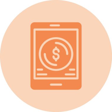 Sekme Kabartma Çemberi Gradyan Simgesi