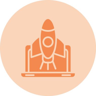 Başlangıç Glyph Çemberi Gradyan Simgesi