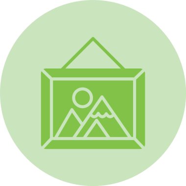 Fotoğraf Galerisi Kabartma Çemberi Gradyan Simgesi