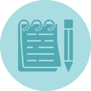 Kağıt işleri Kabartma Çemberi Gradyan Simgesi