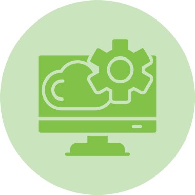 Uygulama Programı Arayüzü Glyph Çember Gradyan Simgesi