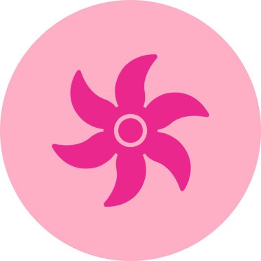 Girdap Kabartma Çemberi Gradyan Simgesi