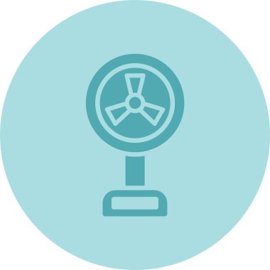 Fan Kabartma Çemberi Gradyan Simgesi