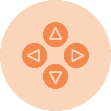 Düğme Kabartma Çemberi Gradyan Simgesi