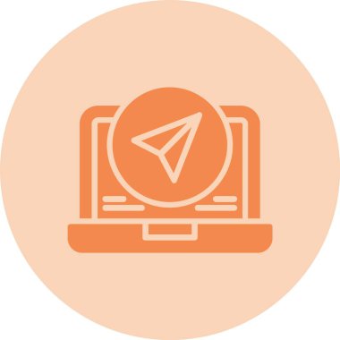 Kabartma Çemberi Gradyan Simgesini Gönder