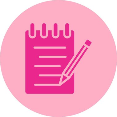 Not Kabartma Çemberi Gradyan Simgesi