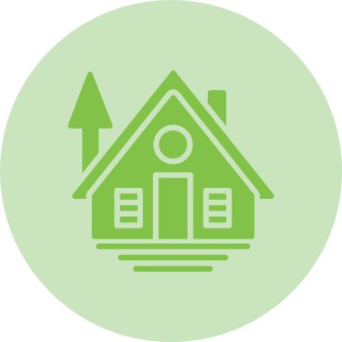 Kabin Kabini Çemberi Gradyan Simgesi