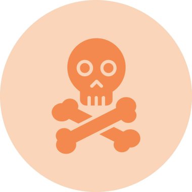 Kurukafa Kabartma Çemberi Gradyan Simgesi