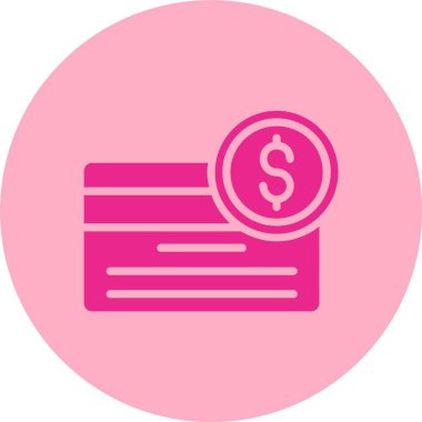 Finans Kabartma Çemberi Gradyan Simgesi