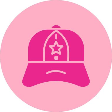 Cap Kabartma Çemberi Gradyan Simgesi