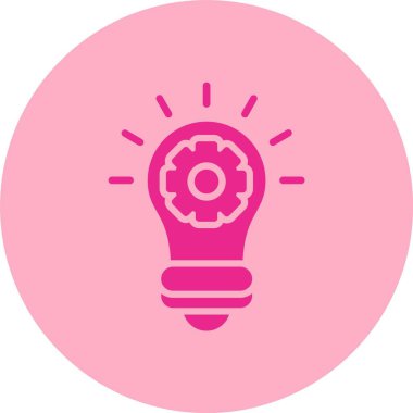 Fikir Kabartma Çemberi Gradyan Simgesi