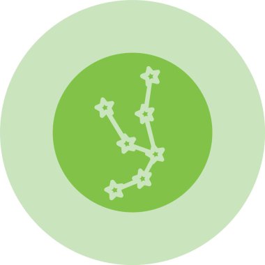 Takımyıldızı Kabartma Çemberi Gradyan Simgesi